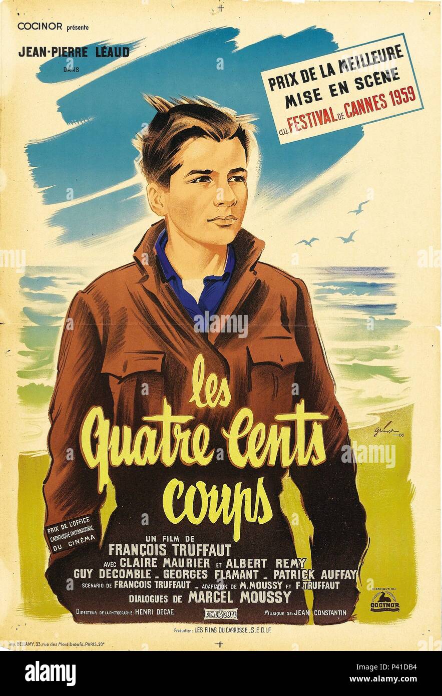 Original Film Titel: LES QUATRE CENTS COUPS. Englischer Titel: VIERHUNDERT durchbrennt, ist DAS. Regisseur: Francois Truffaut. Jahr: 1959. Credit: SEDIF, LES FILMS DU CAROSSE/JANUS/Album Stockfoto