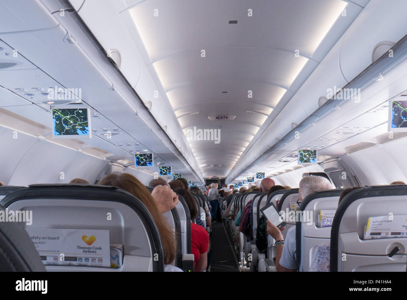 Airbus A321 Innenraum Stockfoto Bild 209018604 Alamy