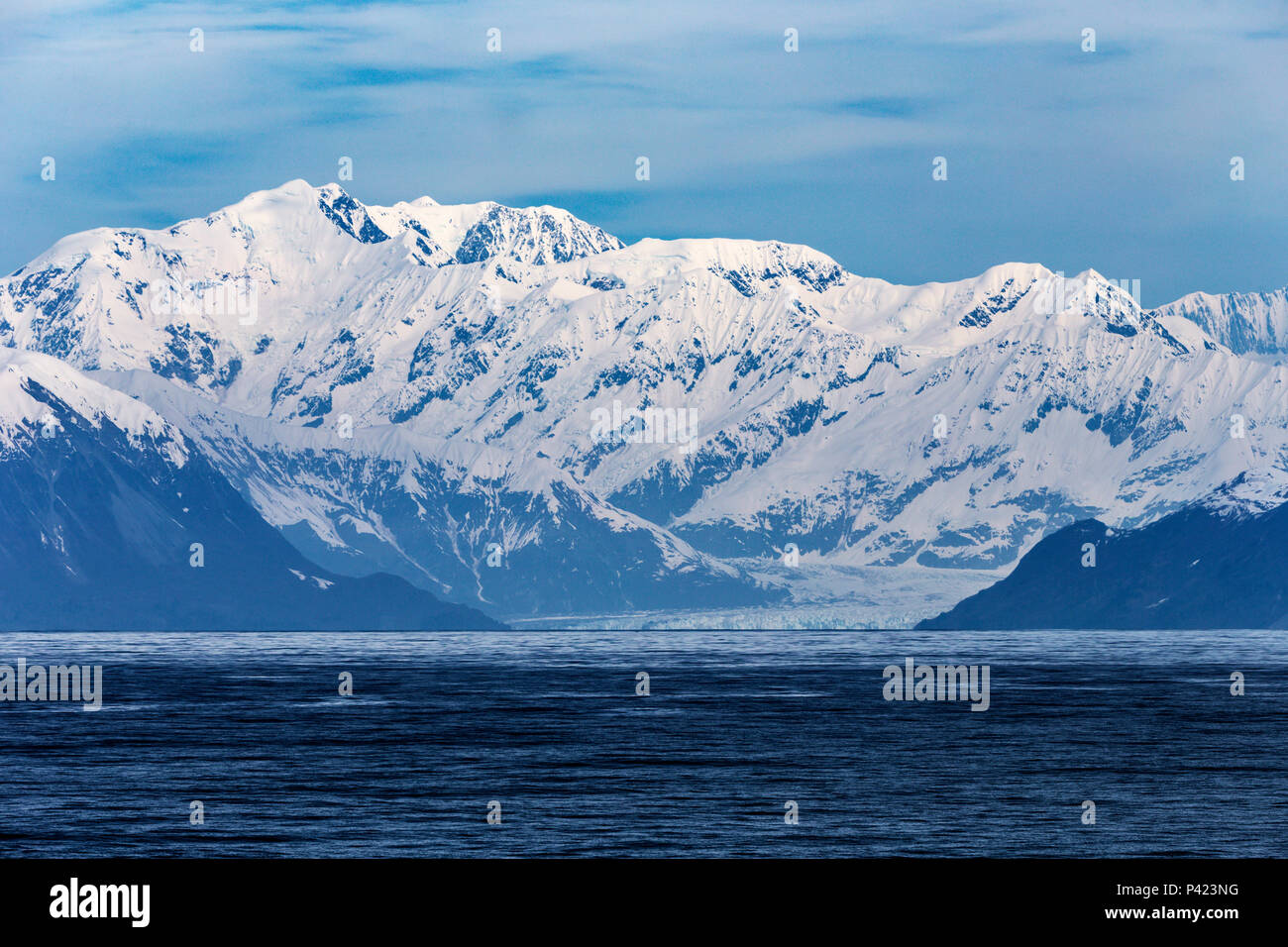 Malaspina Gletscher, Yakutat Bay, Alaska, USA, Sonntag, 20. Mai 2018. Stockfoto