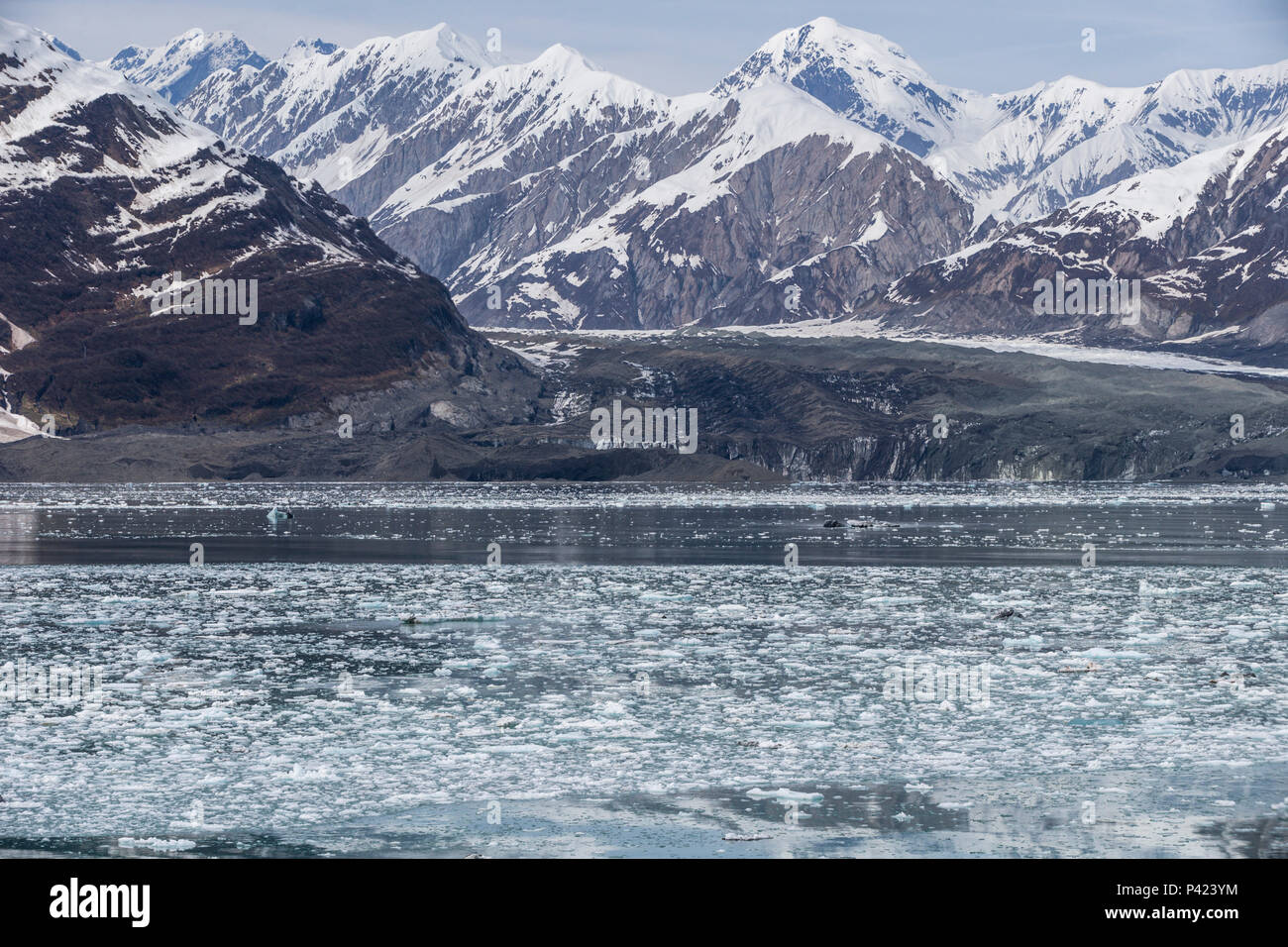 Hubbard Gletscher, Ernüchterung Bay, Alaska, USA, Sonntag, 20. Mai 2018. Stockfoto