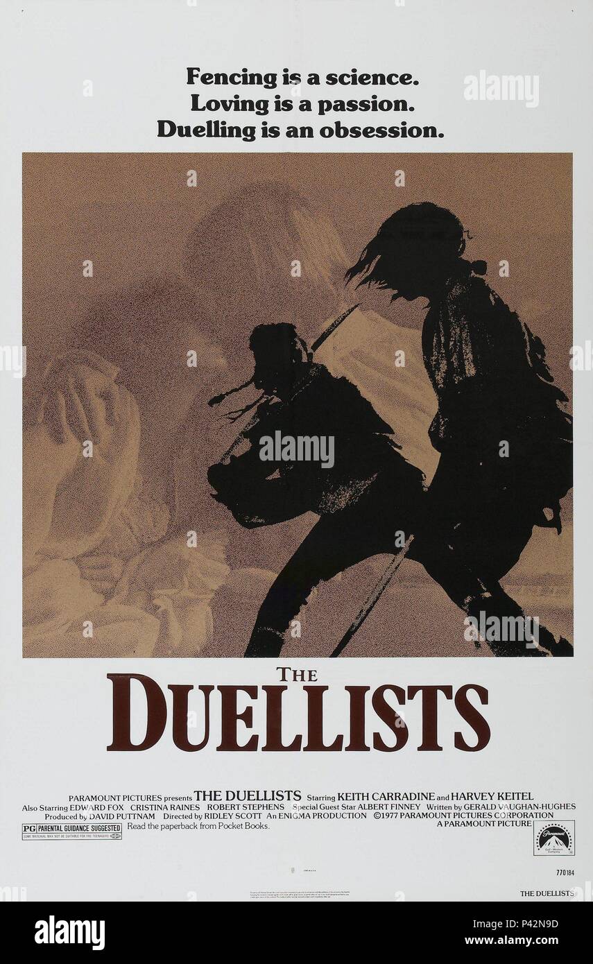 Original Film Titel: Die DUELLISTEN. Englischer Titel: Die DUELLISTEN. Regisseur: Ridley Scott. Jahr: 1977. Quelle: Paramount Pictures/Album Stockfoto