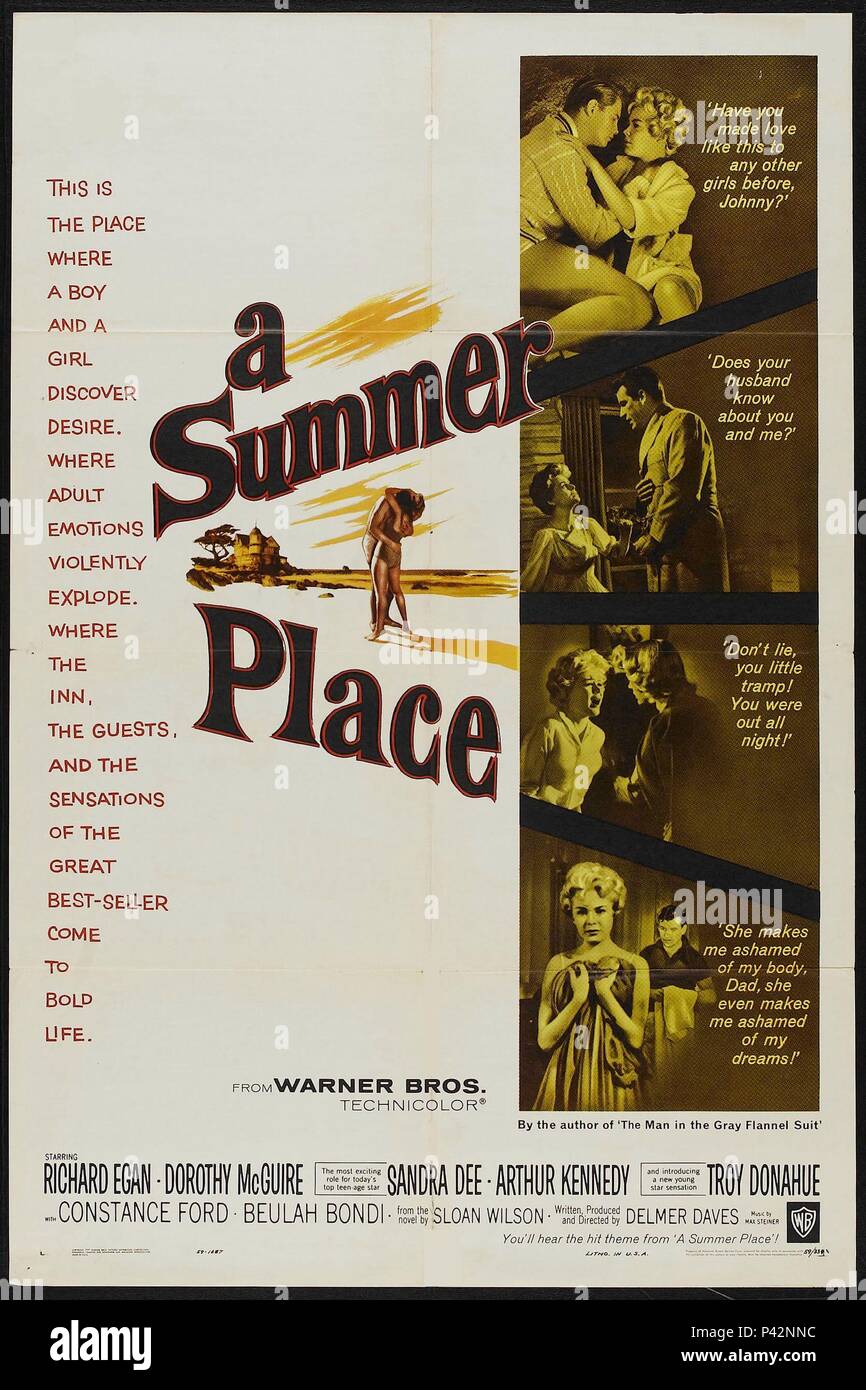 Original Film Titel: A SUMMER PLACE. Englischer Titel: A SUMMER PLACE. Regisseur: Delmer Daves. Jahr: 1959. Quelle: WARNER BROTHERS/Album Stockfoto