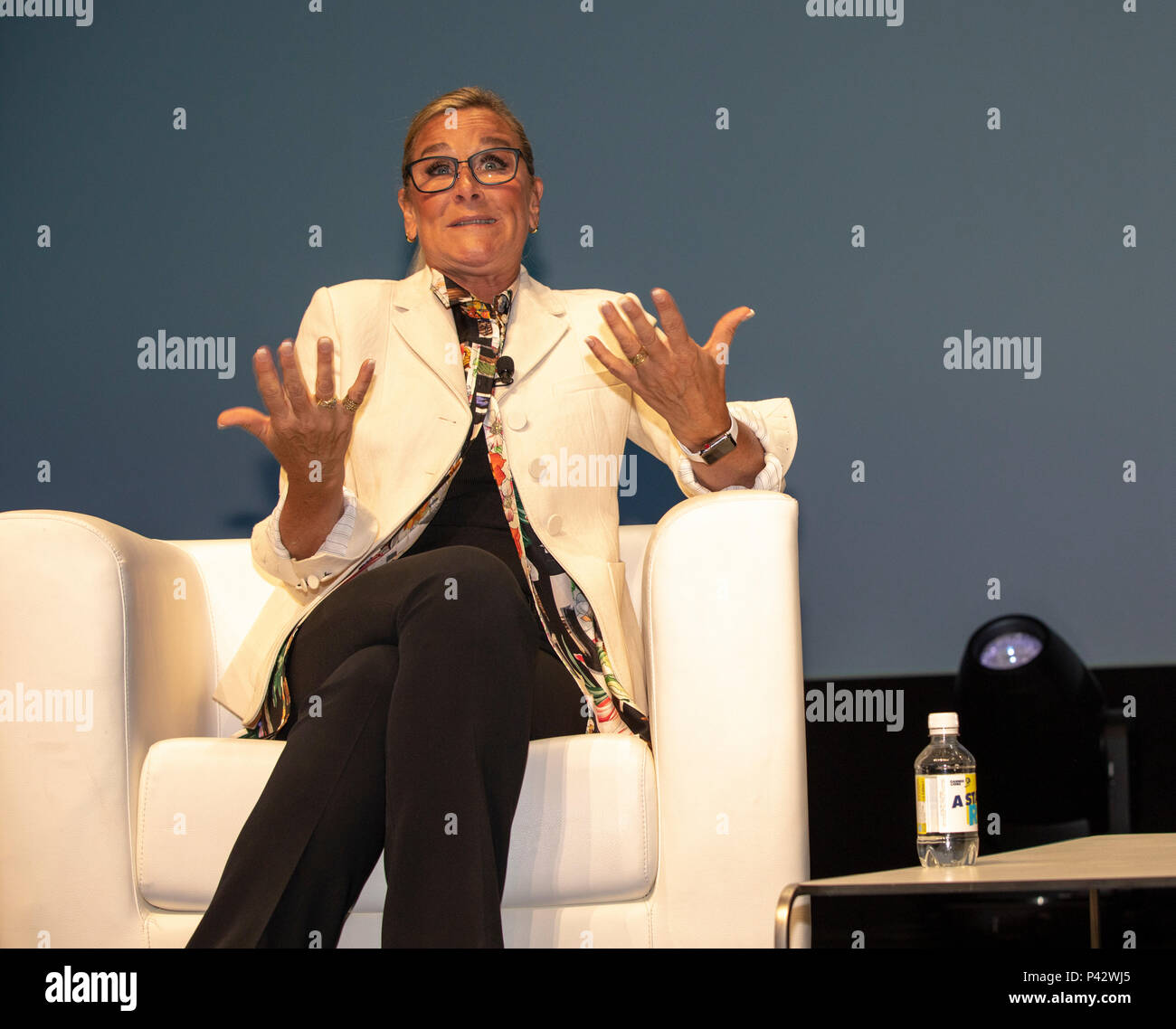 Cannes, Frankreich, 20. Juni 2018, Angela Ahrendts, Senior Vice President Retail von Apple nehmen an der Cannes Lions Festival - Internationales Festival der Kreativität © ifnm/Alamy leben Nachrichten Stockfoto