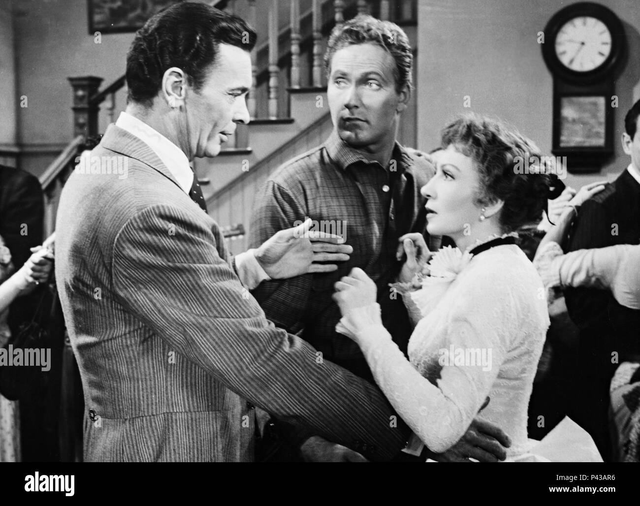 Original Film Titel: Texas Dame. Englischer Titel: Texas Dame. Regisseur: Tim Whelan. Jahr: 1955. Stars: Claudette Colbert; Barry Sullivan. Credit: RKO/Album Stockfoto