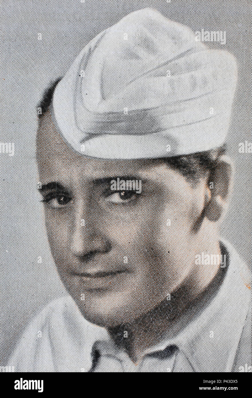 Max Hansen, 22. Dezember 1897-12 November 1961, auch als "der kleine Caruso', war ein dänischer Sänger, Kabarettist, Schauspieler und Comedian, digital verbesserte Reproduktion einer historischen Bild bekannt Stockfoto