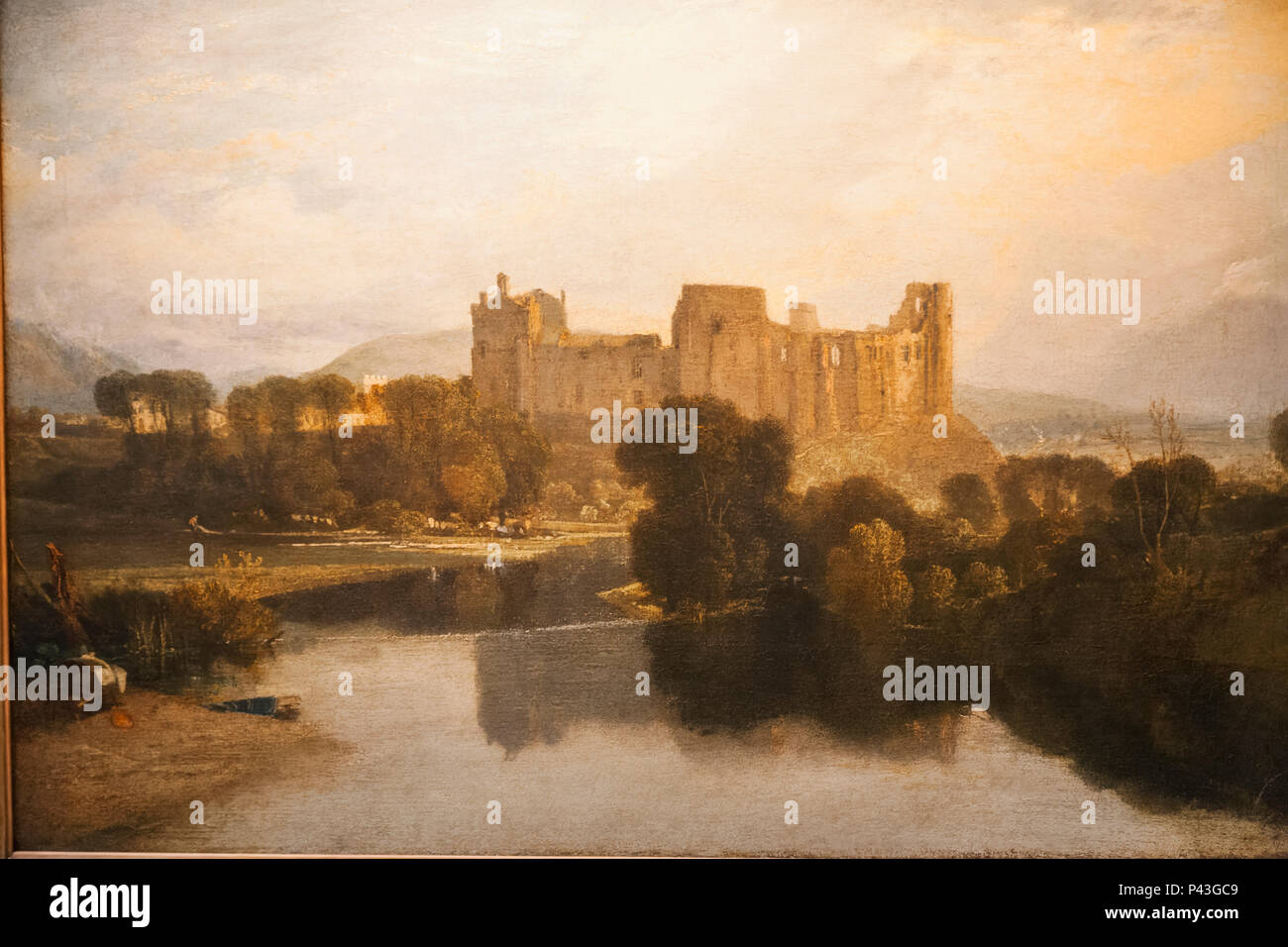 Gemälde von Cockermouth Schloss von jwm Turner Stockfoto