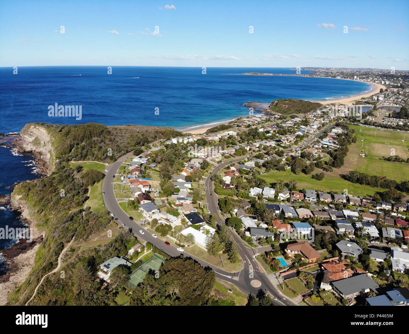 Warriewood Northern Beaches von Sydney NSW Stockfoto