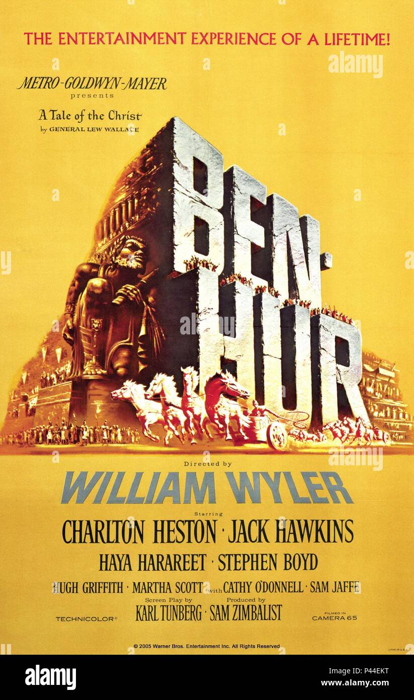 Original Film Titel: BEN-HUR. Englischer Titel: BEN-HUR. Regisseur: William Wyler. Jahr: 1959. Credit: MGM /Album Stockfoto