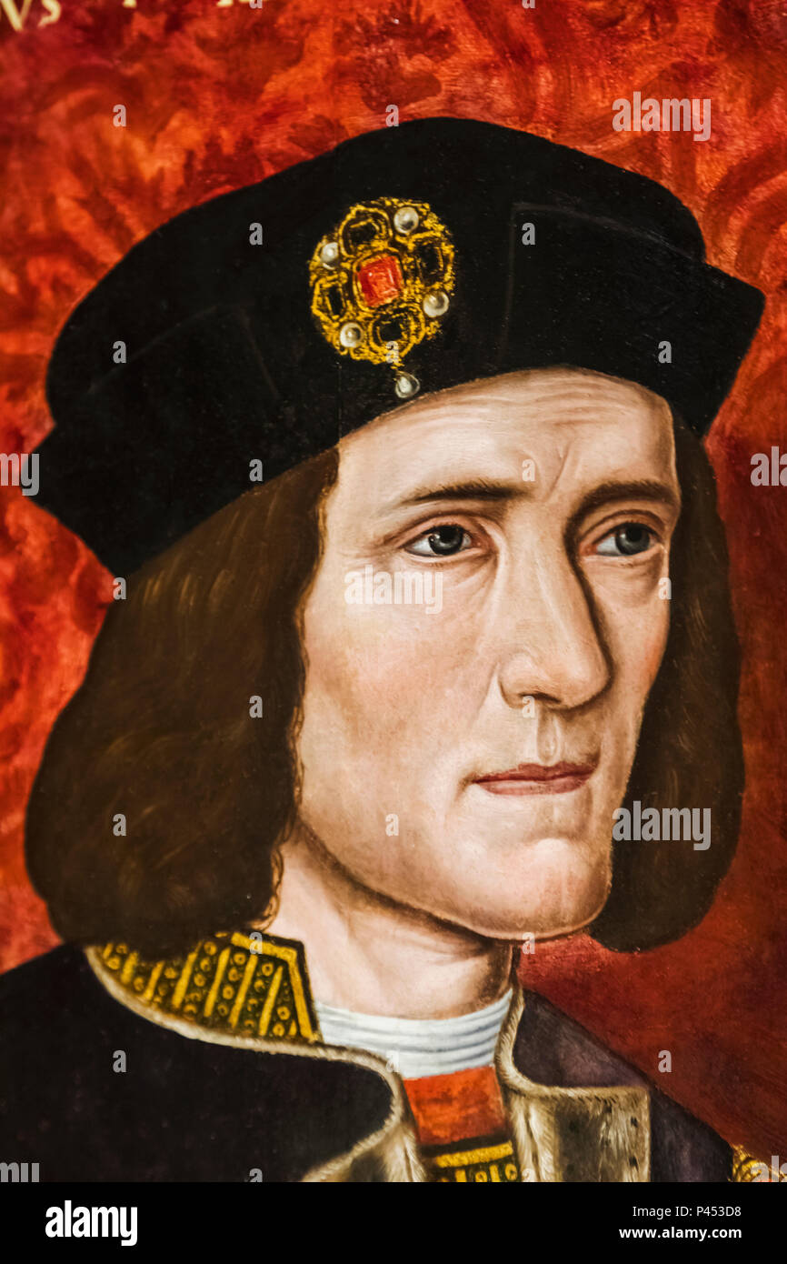 Porträt von König Richard III. vom späten 16. Jahrhundert Stockfoto