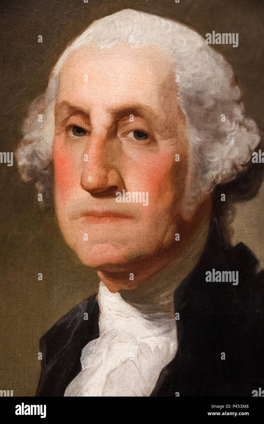 Porträt von George Washington von Gilbert Stuart Stockfoto