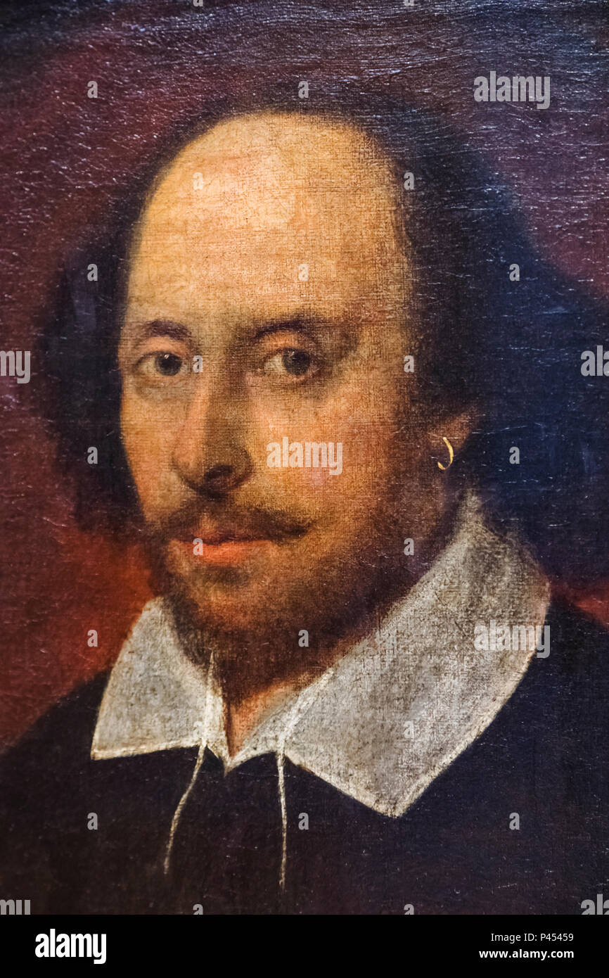 Porträt von William Shakespeare c 1600 s Stockfoto