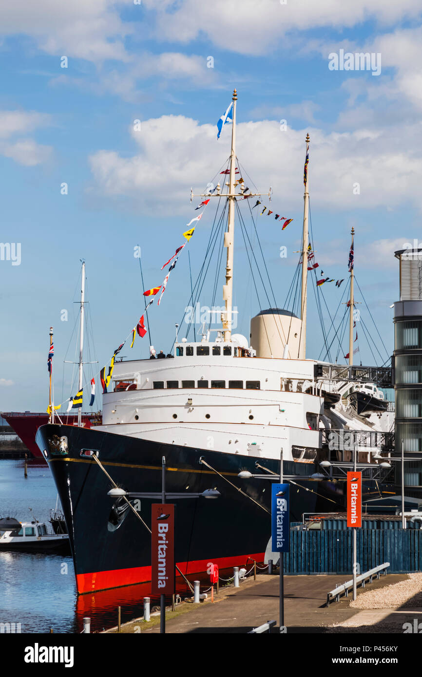 Großbritannien, Schottland, Edinburgh, Leith, die Royal Yacht Britannia Museum Stockfoto