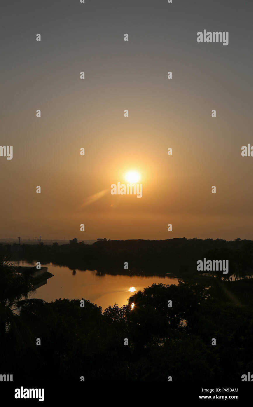 Natürliche Szenen der Sonne Stockfoto