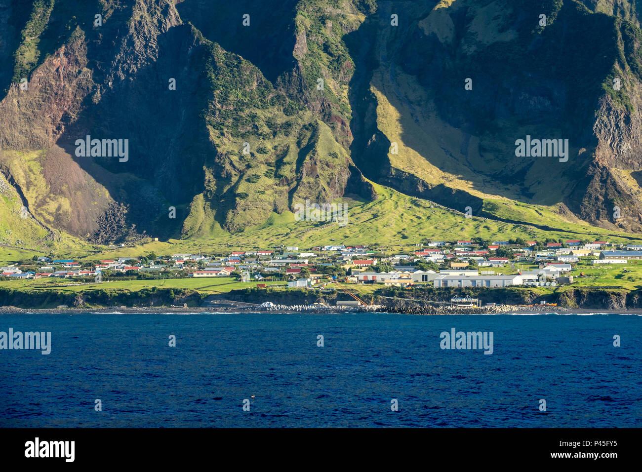 Edinburgh der Sieben Meere, Tristan da Cunha, Britisches Überseegebiete, South Atlantic Ocean Stockfoto