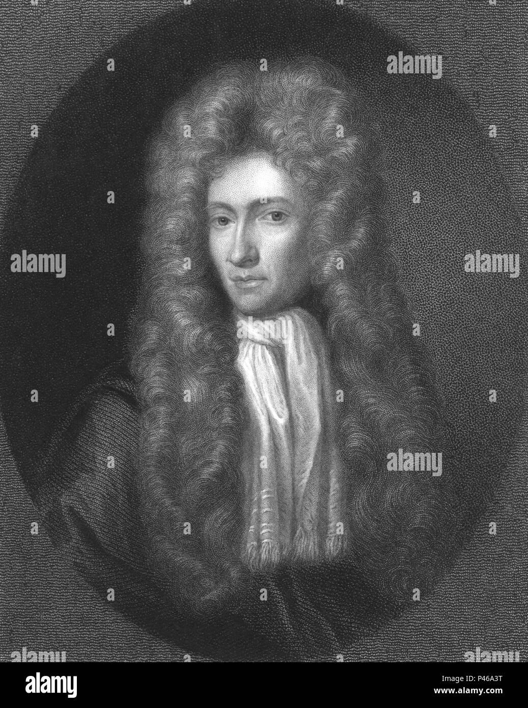 Robert Boyle (1627 - 1691), anglo-irischer Abstammung, Philosoph, Chemiker, Physiker und Erfinder. Stockfoto