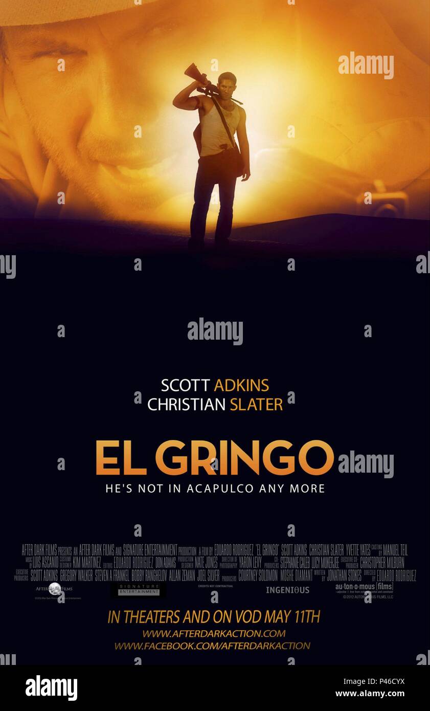 Original Film Titel: EL GRINGO. Englischer Titel: EL GRINGO. Regisseur: Eduardo Rodriguez. Jahr: 2012. Credit: nach Einbruch der Dunkelheit Filme/Album Stockfoto