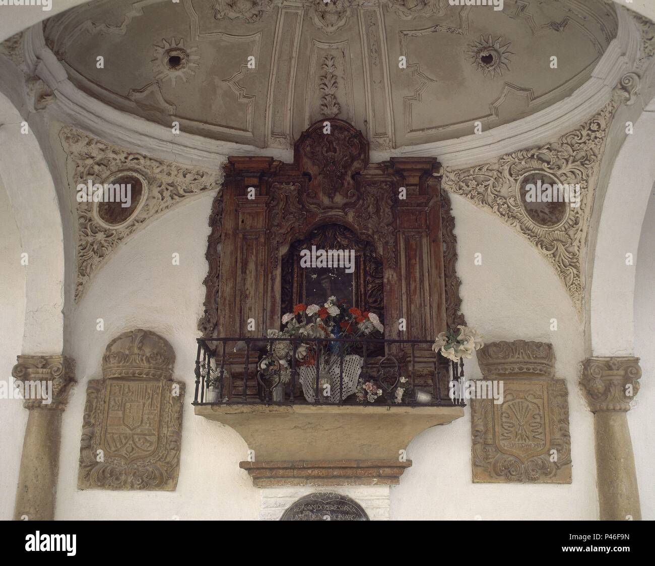 CAPILLA DE LOS DOLORES O DE LA PICOTARETABLO DE LA VIRGEN DE LOS