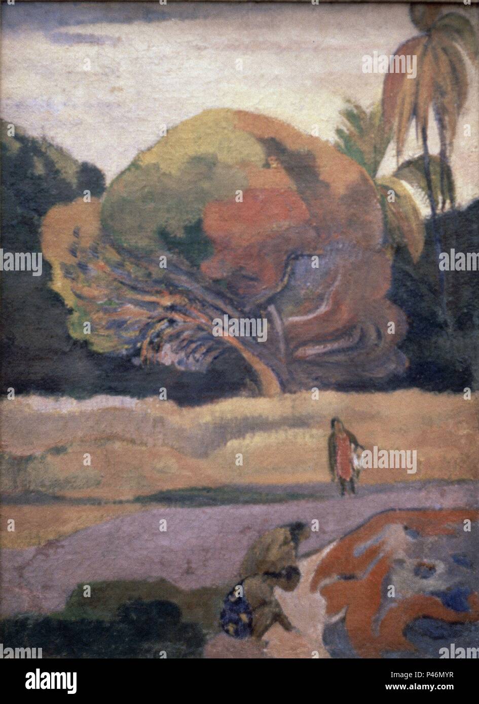 PINTURA - SIGLO XIX. Autor: Eugène Henri Paul Gauguin (1848-1903). Ort: Van Gogh Museum, Amsterdam, HOLANDA. Stockfoto