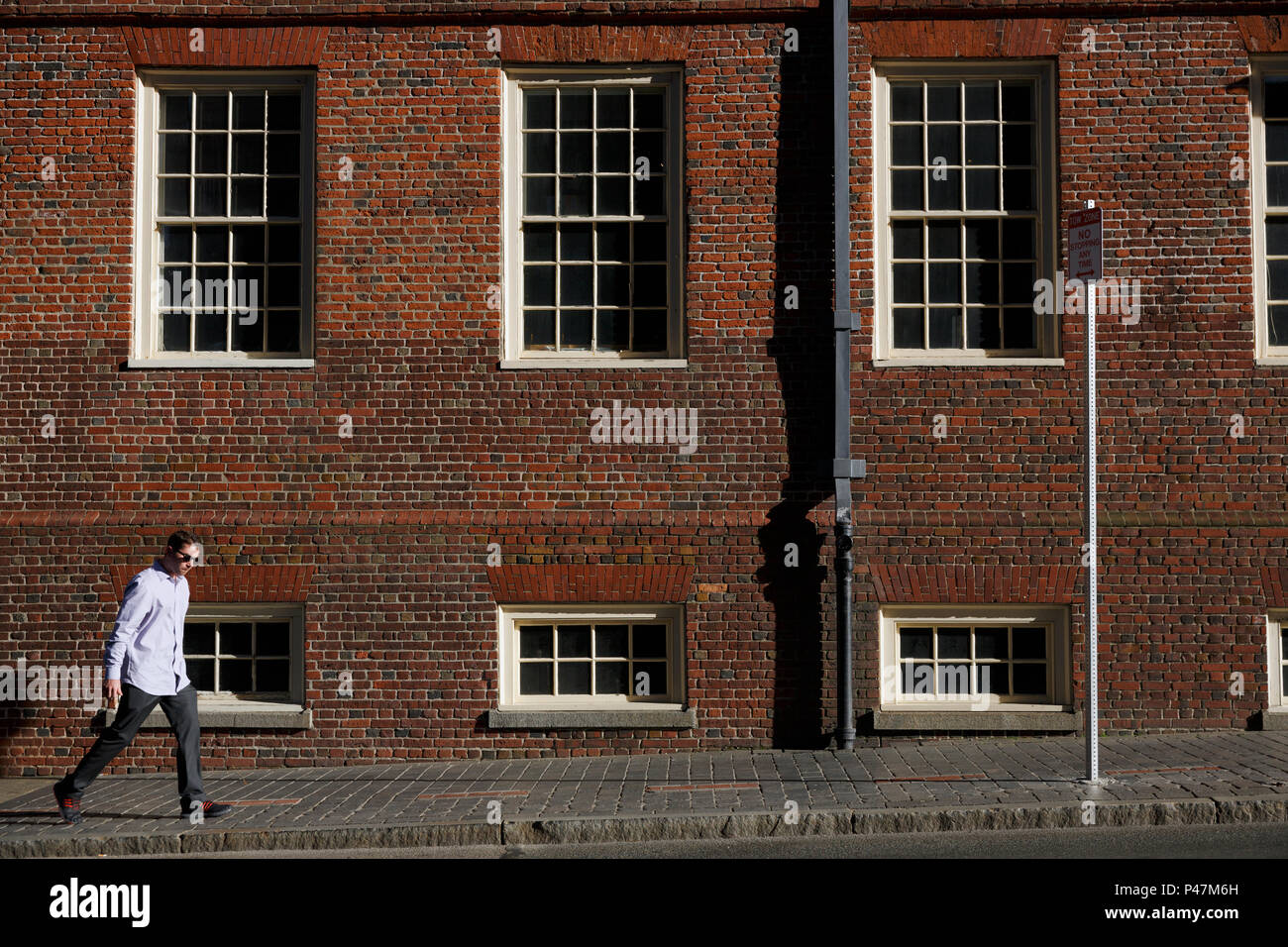 Die historische Old State House auf dem Freedom Trail, Boston, Massachusetts Stockfoto