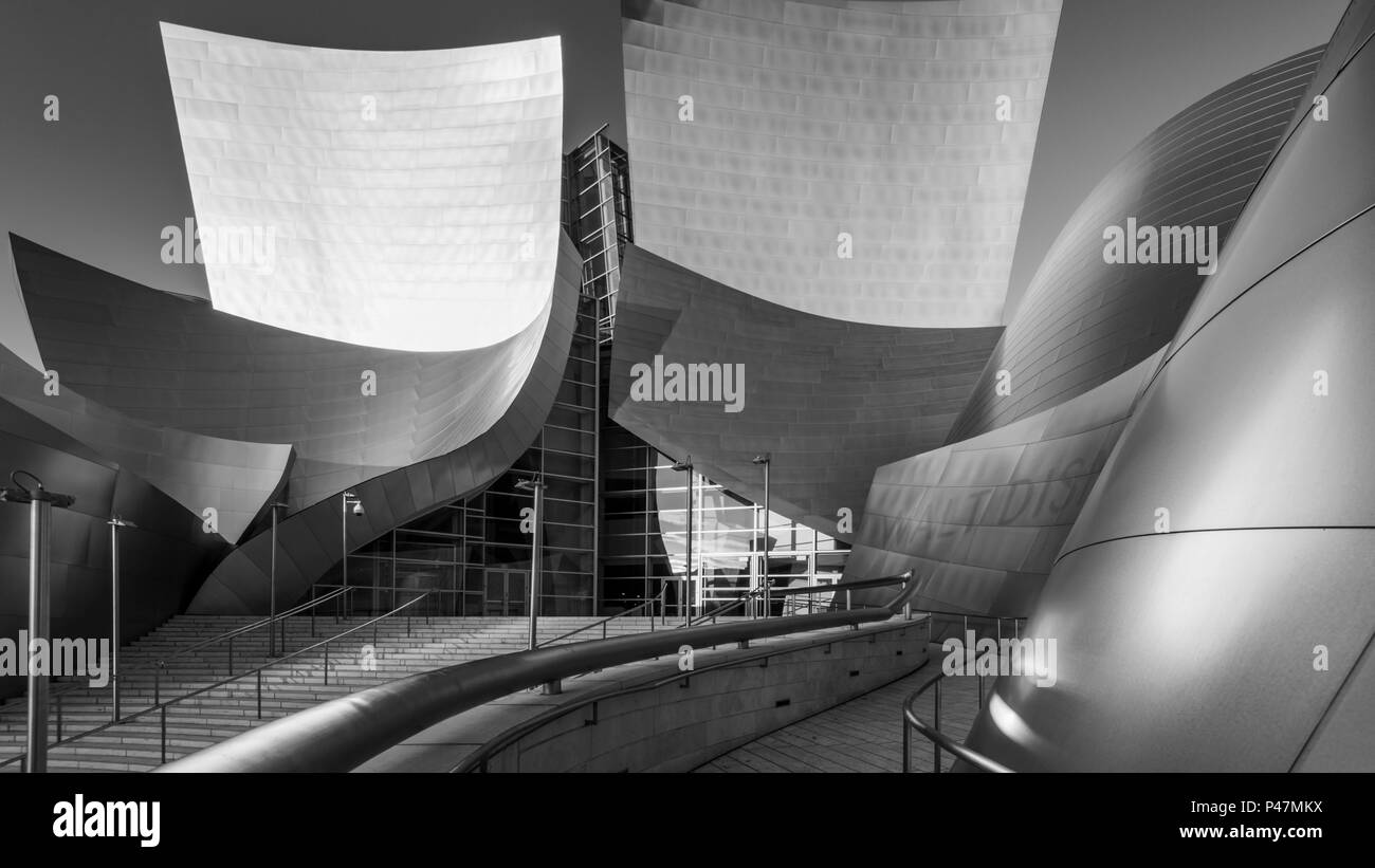 Disney Concert Hall, Downtown Los Angeles, Kalifornien, USA. Stockfoto