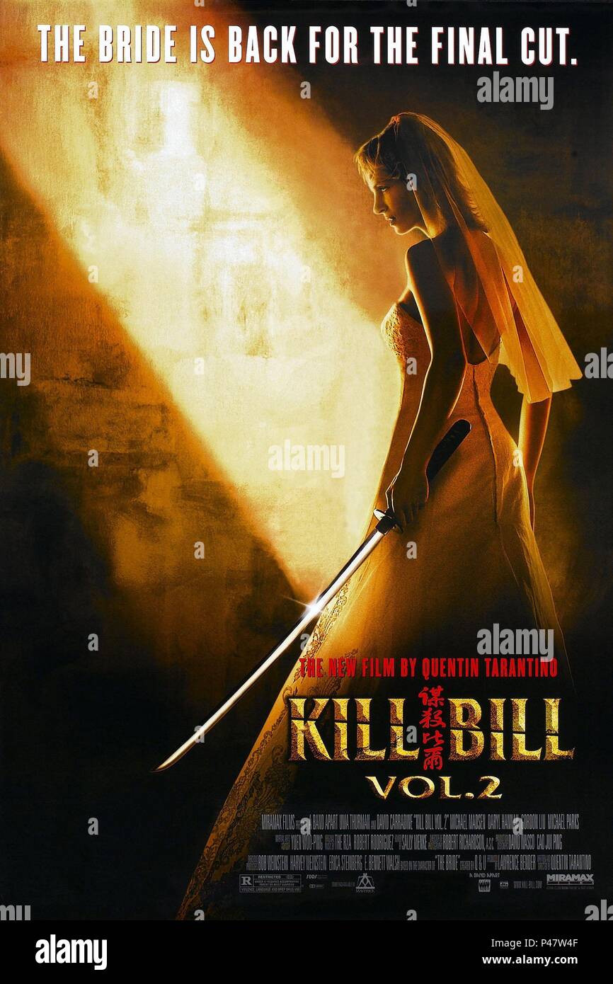 Original Film Titel: KILL BILL: VOL. 2. Englischer Titel: KILL BILL: VOL. 2. Regisseur: Quentin Tarantino. Jahr: 2004. Credit: MIRAMAX/Album Stockfoto