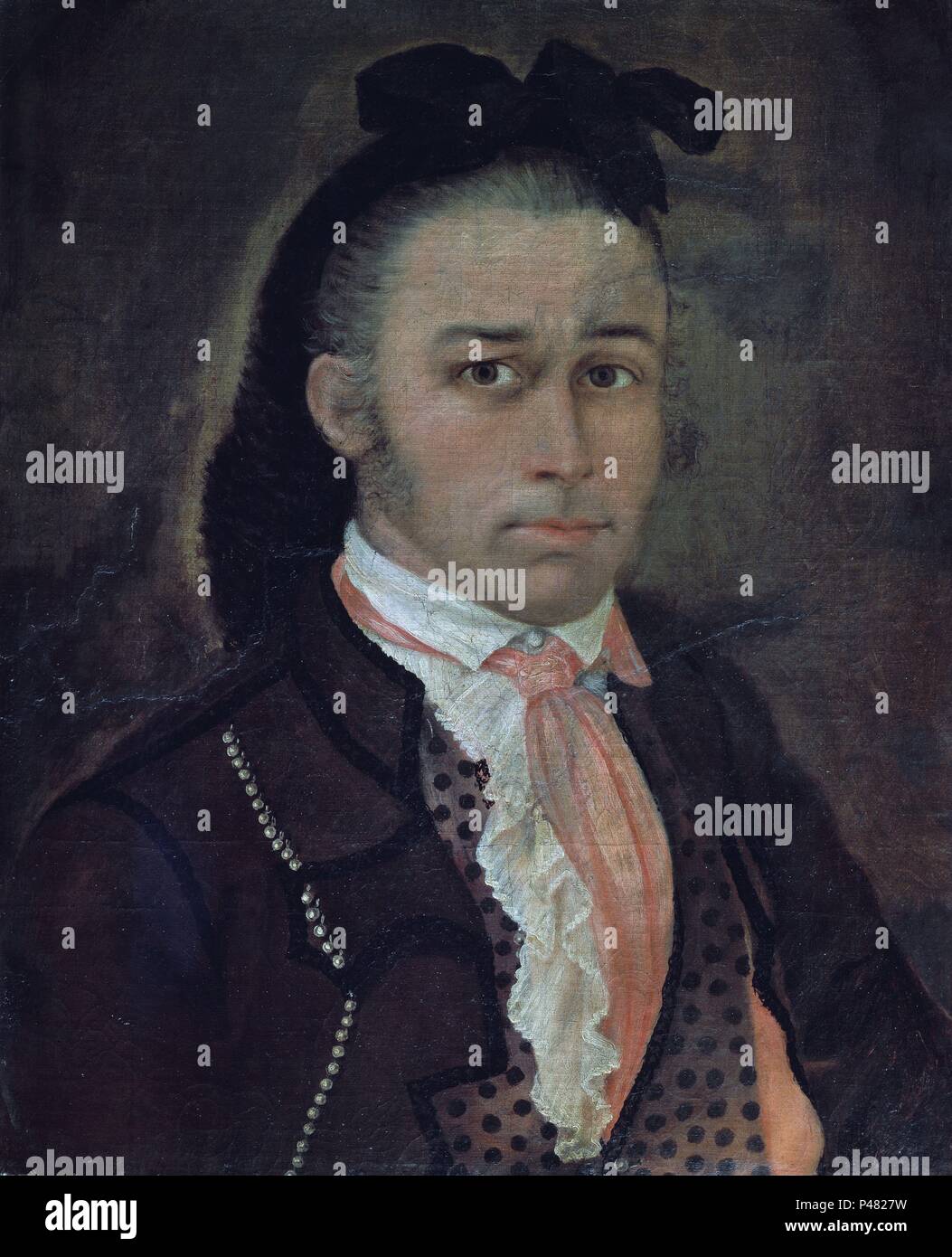 FRANCISCO ROMERO-S XVIII OLEO SOBRE LIENZO. Autor: Luis Paret y Alcázar (1746-1799) (Atribuido). Lage: Museo Taurino, MADRID, SPANIEN. Stockfoto