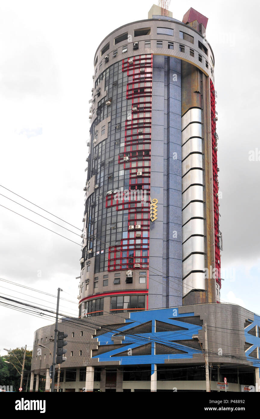 Fachada do condomínio Exzentrizität (edifício perrela), BH, MG Foto: mourão Panda Stockfoto