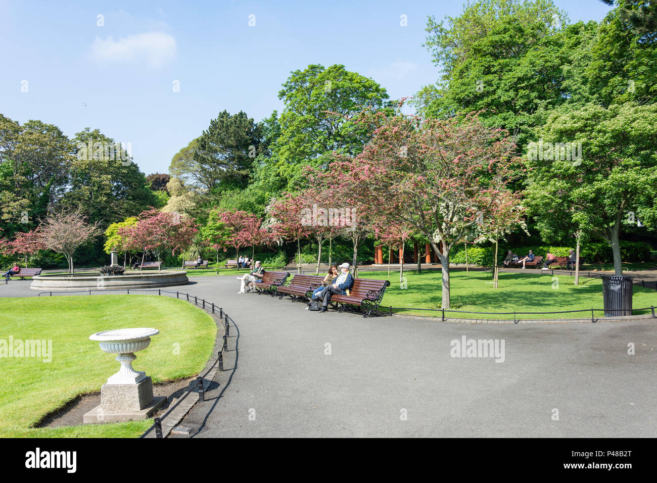 Saint Stephen's Green Park, Dublin, Provinz Leinster, Republik von Irland Stockfoto