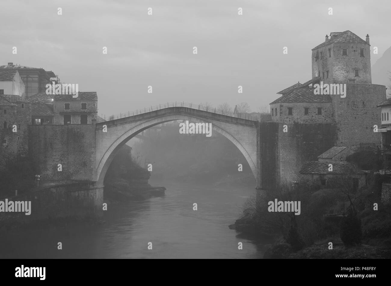 Alte Brücke in Mostar, Bosnien und Herzegowina Stockfoto