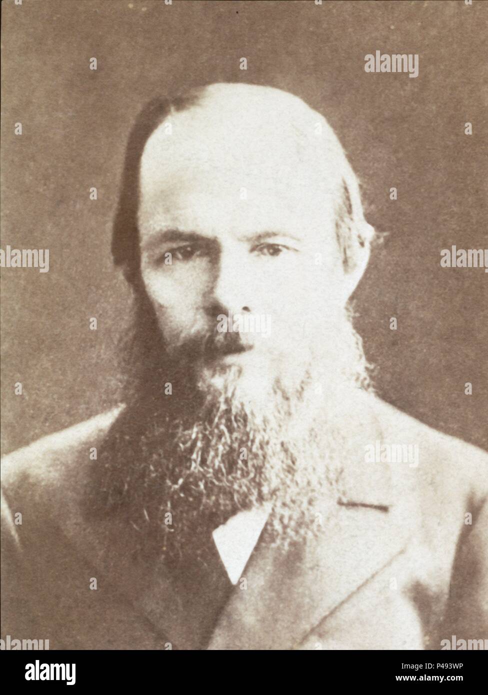 FEDOR MIJAILOVICH DOSTOIEVSKI (1821-1881) ESCRITOR RUSO. Stockfoto