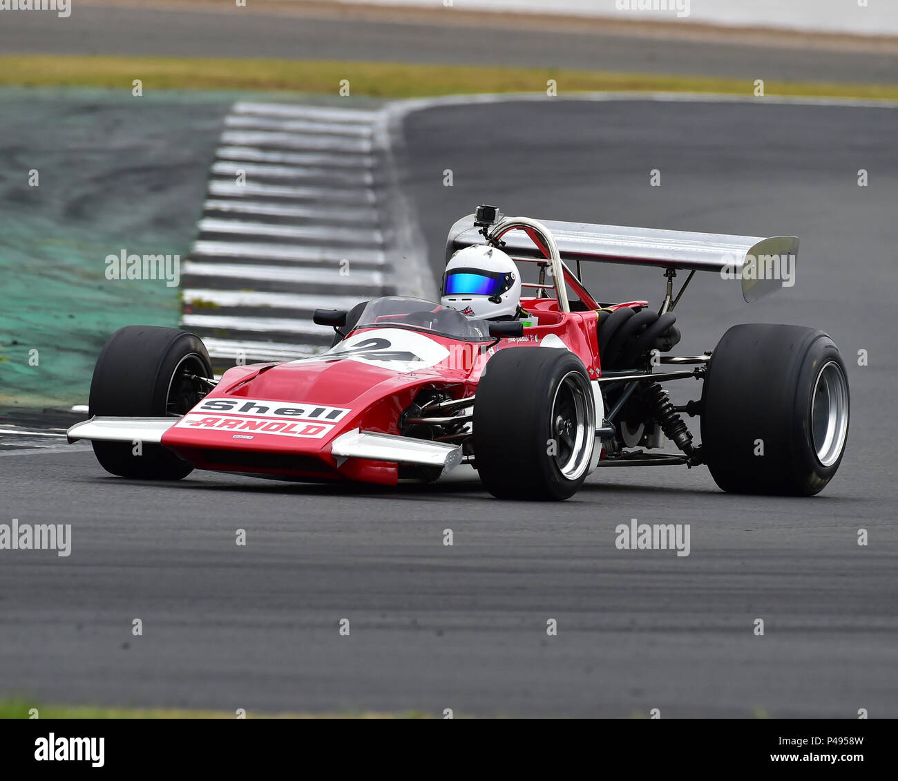 Nick Pancisi, März 712 Atlantic, historische Formel 2, internationalen FIA-Serie, HSCC, Silverstone International Trophy historisches Rennen treffen, Juni 201 Stockfoto