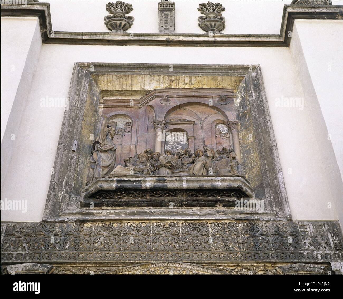 Exterieur - PUERTA DEL PERDON - entlasten - AUSWEISUNG DE JUDIOS. Lage: CATEDRAL - AUSSEN, Sevilla, Sevilla, Spanien. Stockfoto
