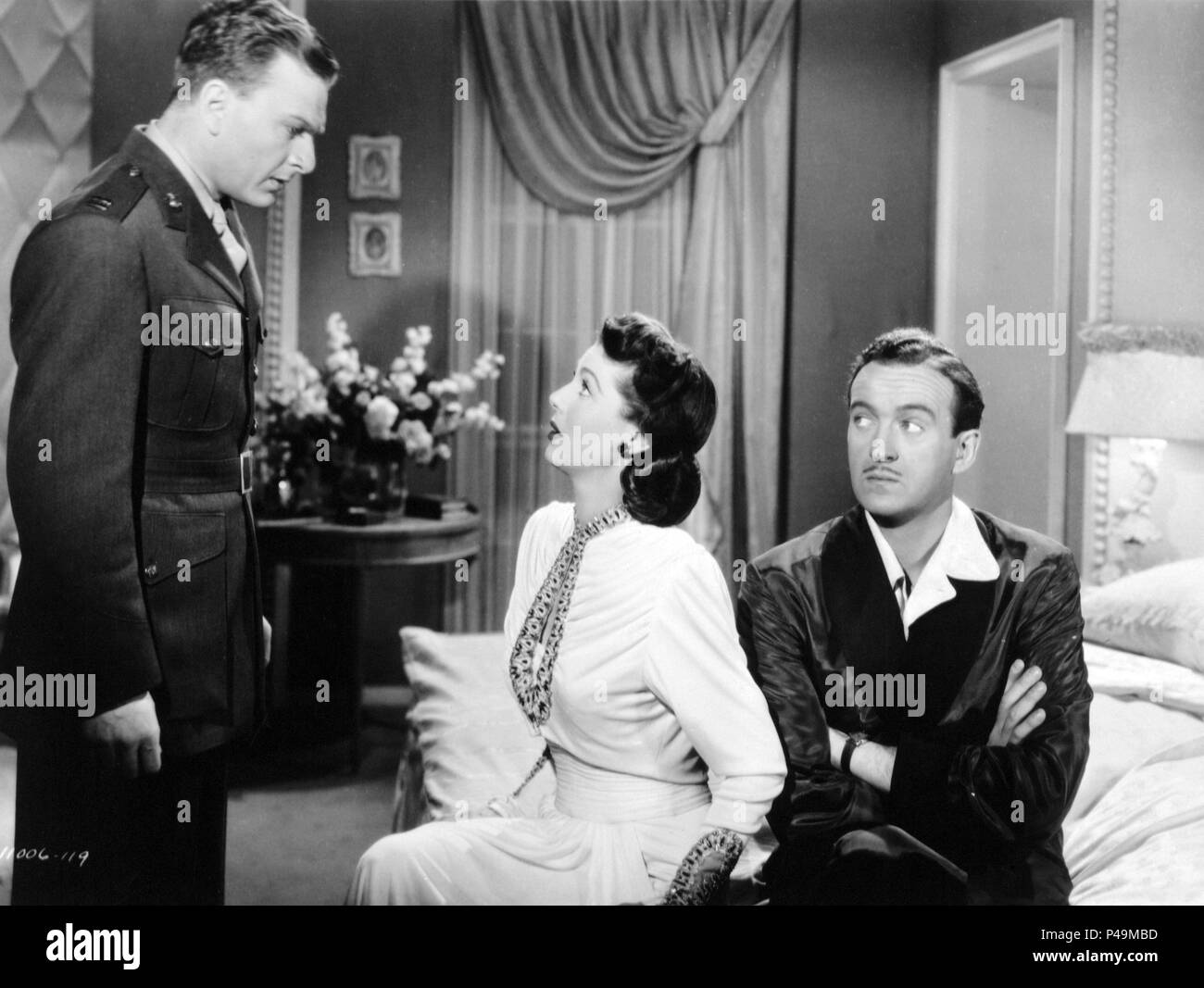 Original Film Titel: DIE PERFEKTE VERBINDUNG. Englischer Titel: DIE PERFEKTE VERBINDUNG. Regisseur: LEWIS ALLEN. Jahr: 1947. Stars: Loretta Young; EDDIE ALBERT; David Niven. Quelle: Paramount Pictures/Album Stockfoto