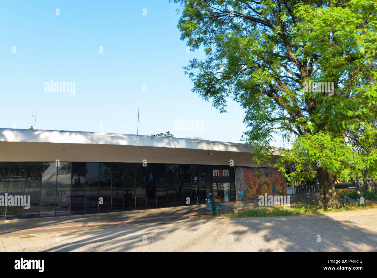 SÃO PAULO, SP - 23.09.2015: Museu de Arte Moderna - O Museu de Arte Moderna o MAM, keine Parque Ibirapuera em São Paulo. (Foto: Bruno Fernandes/Fotoarena) Stockfoto