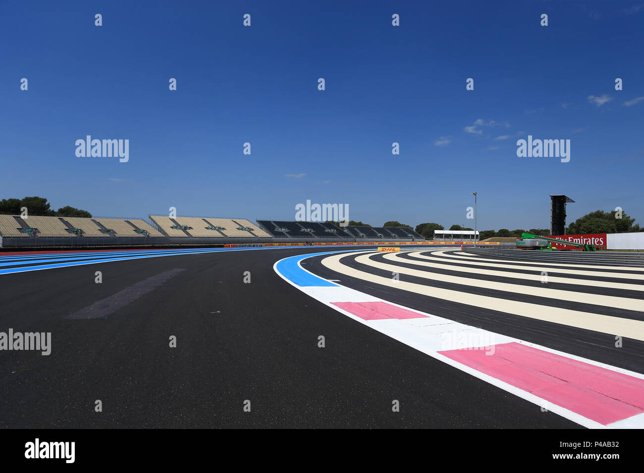 Circuit Paul Ricard, Frankreich. 21 Juni 2018, Circuit Paul Ricard, Le Beausset, Frankreich; Französische Formel 1 Grand Prix, Treiber Ankünfte und Pressekonferenz; Französische GP-Strecke Credit: Aktion Plus Sport Bilder/Alamy leben Nachrichten Stockfoto