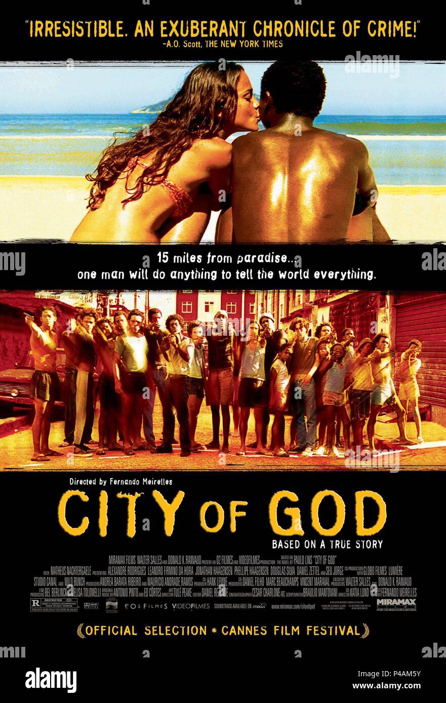 Original Film Titel: CIDADE DE DEUS. Englischer Titel: STADT GOTTES. Regisseur: KATIA LUND, Fernando Meirelles. Jahr: 2002. Quelle: O2 FILMES Y FIDEOFILMES/GLOBO FILMES/LUMIERE/Wild Bunch/Album Stockfoto