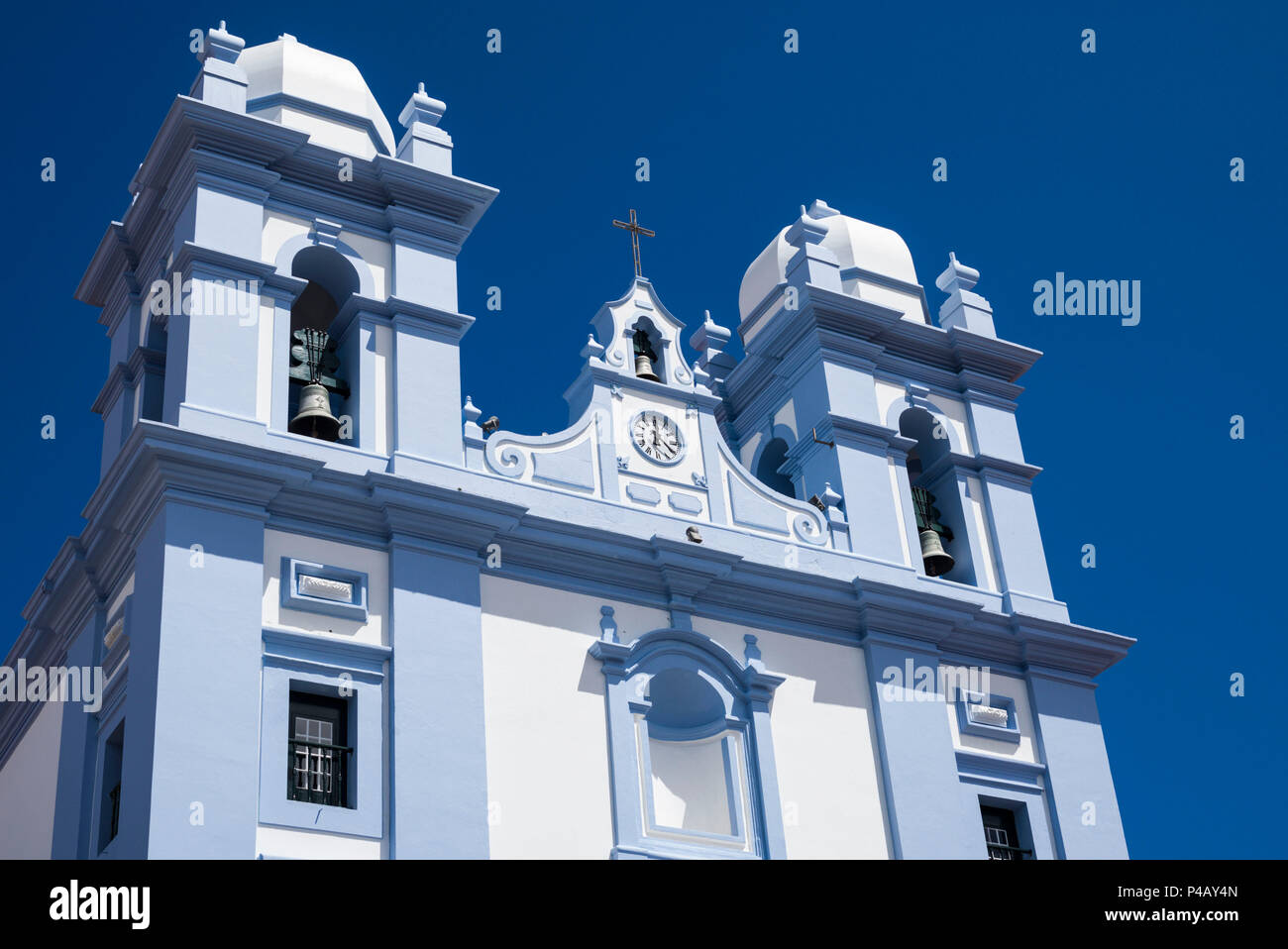 Portugal, Azoren, auf der Insel Terceira, Angra do Heroismo, Igreja da Misericordia Kirche, außen Stockfoto