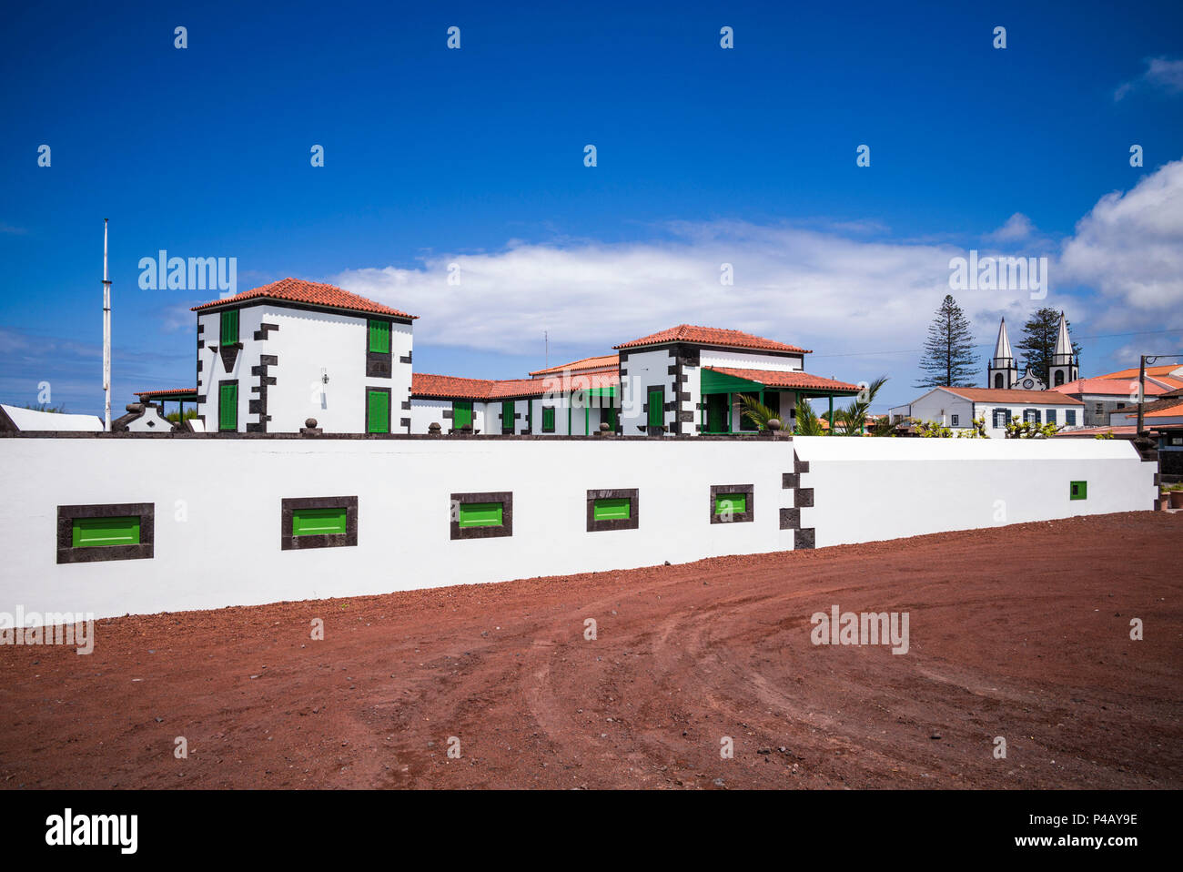 Portugal, Azoren, Insel Pico Madalena, Clube Naval, Naval Club Stockfoto