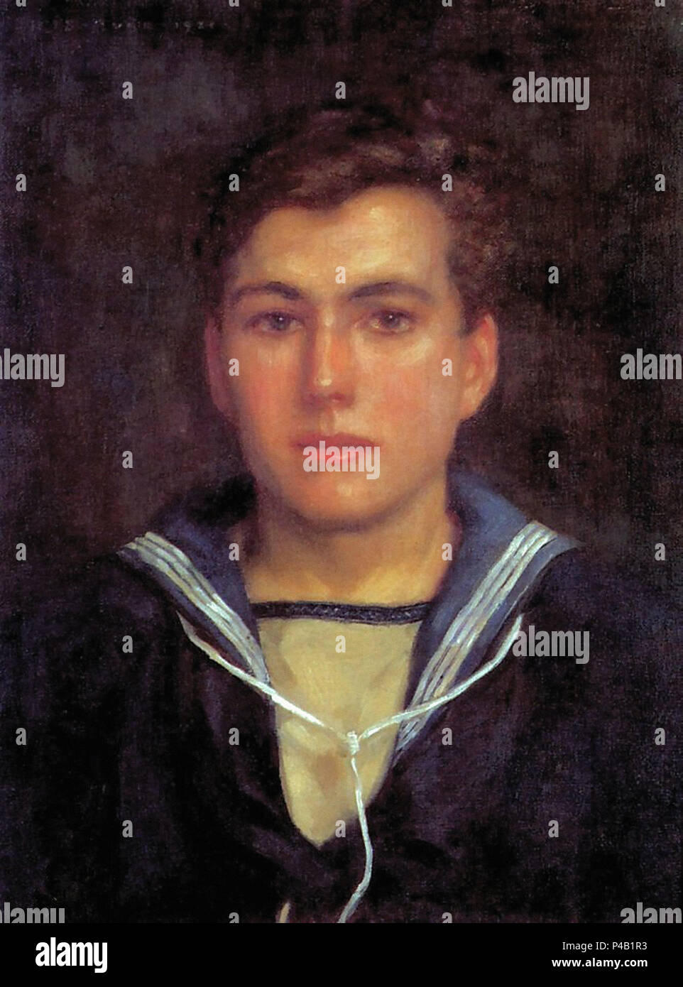 Henry Scott Tuke - Sailor Boy Stockfoto