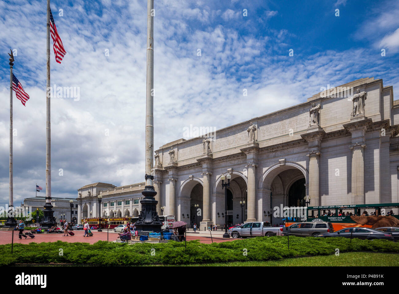 USA, District of Columbia, Washington Union Station, außen Stockfoto