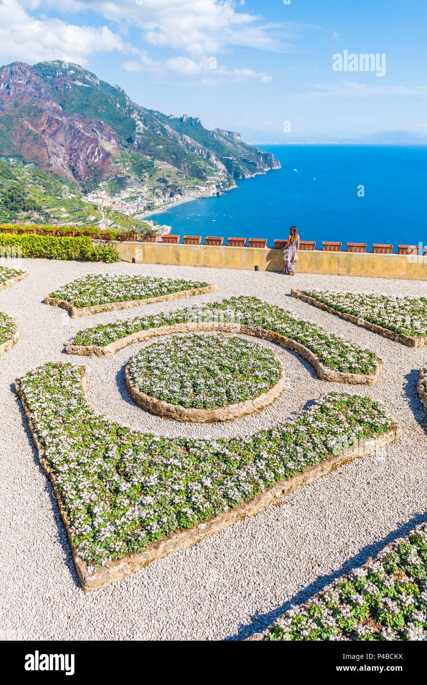 Villa Rufolo, Ravello, Amalfi, Salerno, Kampanien, Italien Stockfoto