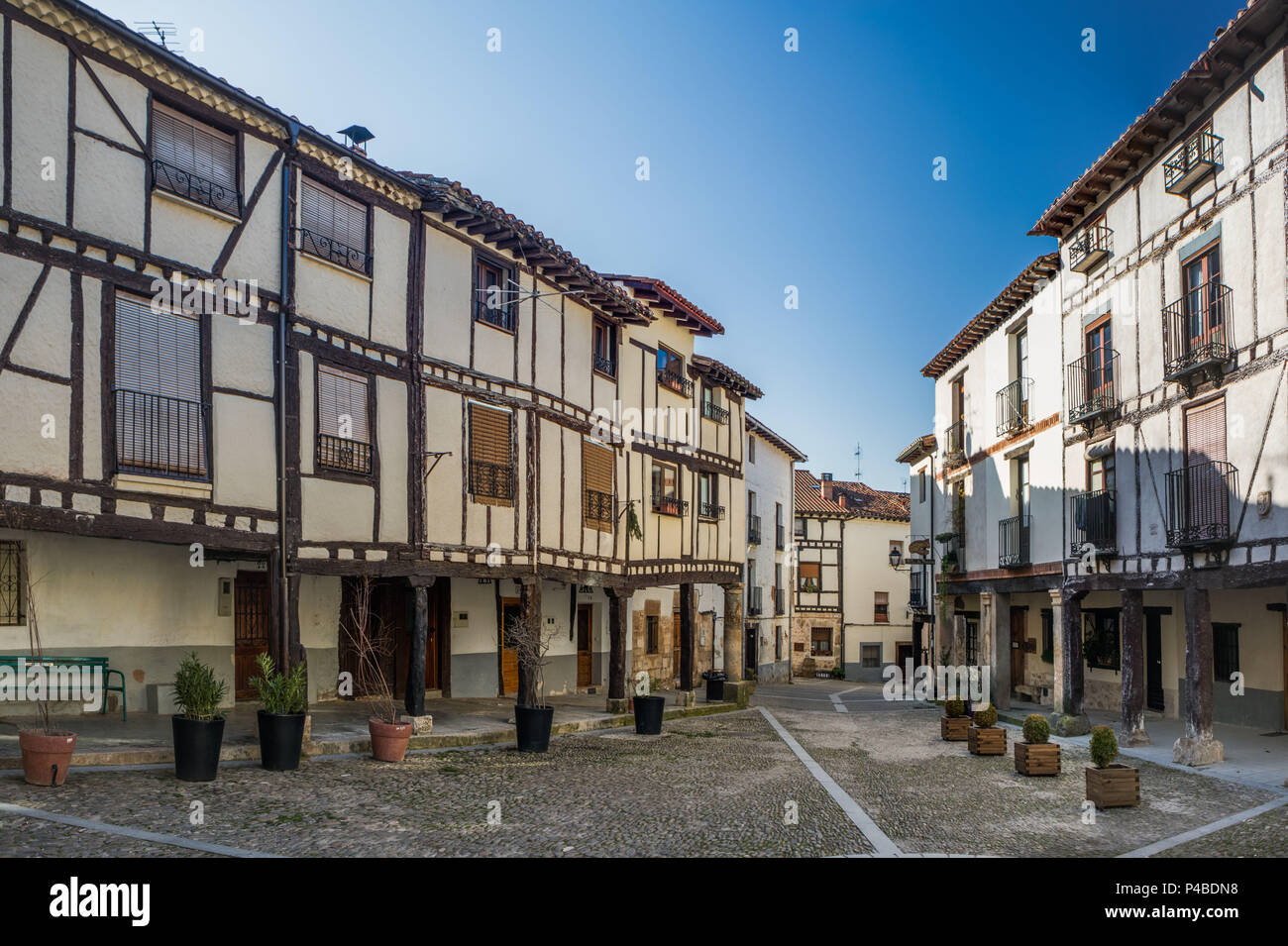 Spanien, Burgos Provinz, Stadt, Covarubias Stockfoto