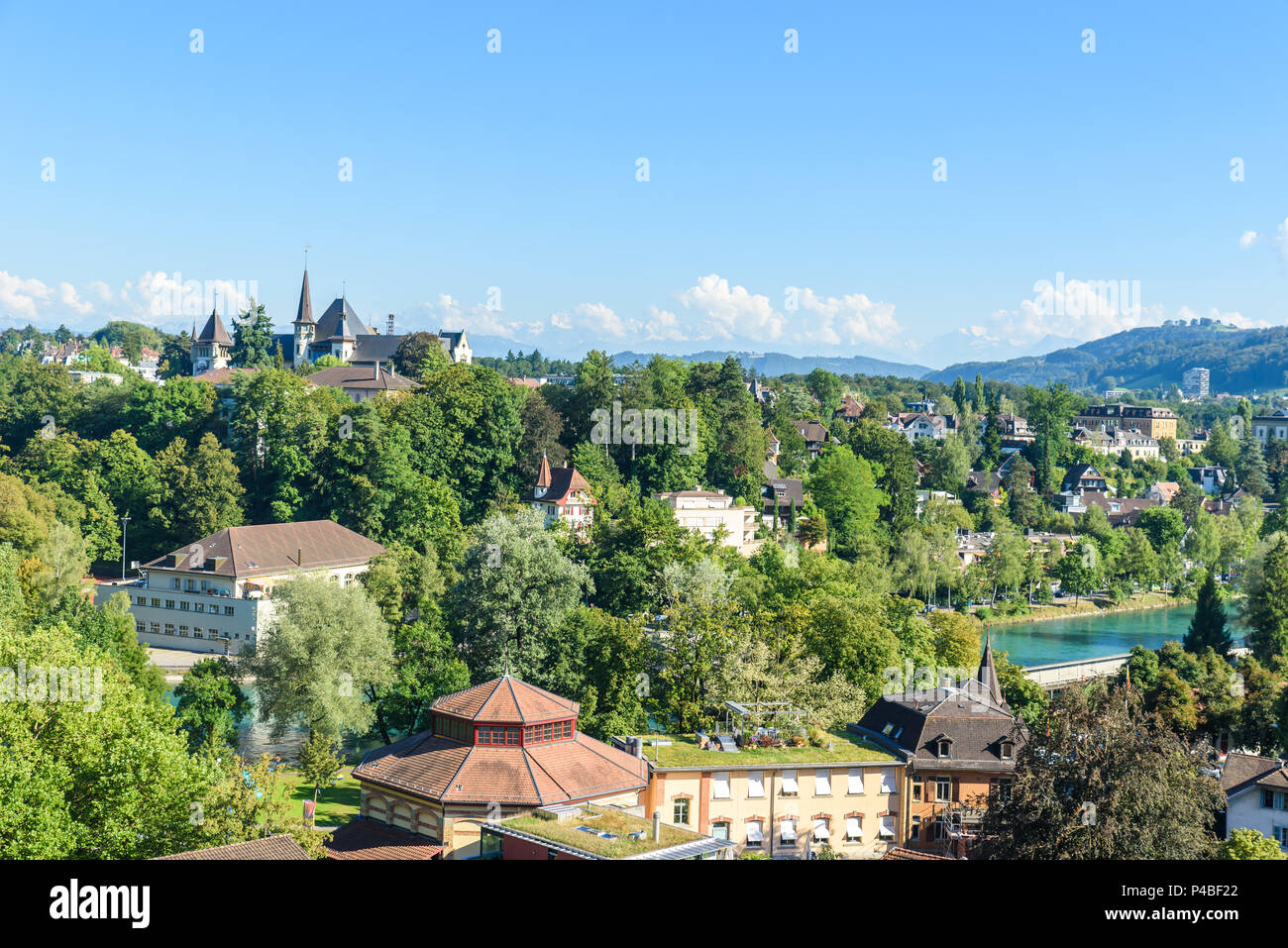 Stadt Bern, Schweiz - Reiseziel Hauptstadt der Schweiz Stockfoto