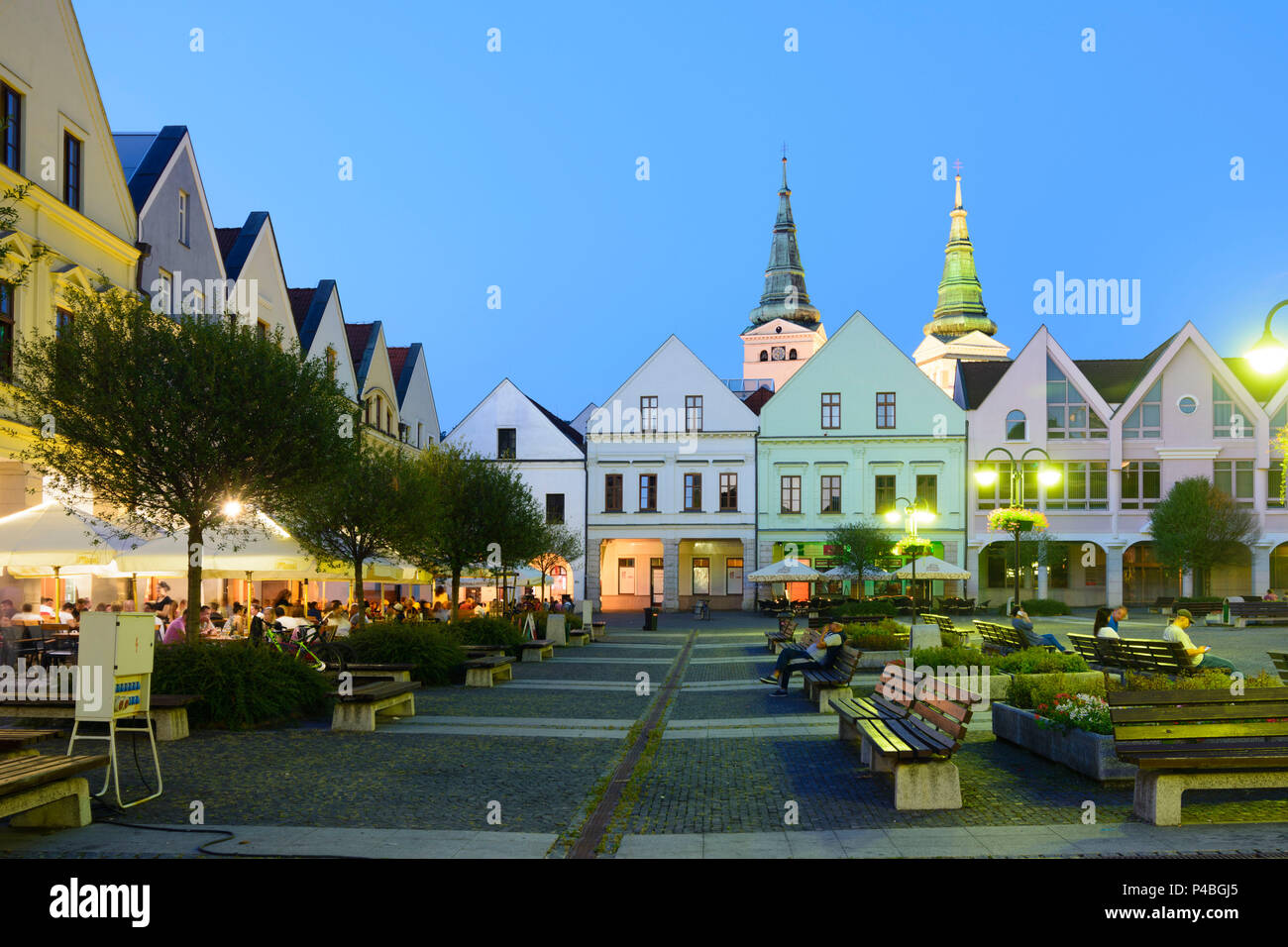 Zilina (Sillein, Silein), Hauptplatz Marianske namestie mit