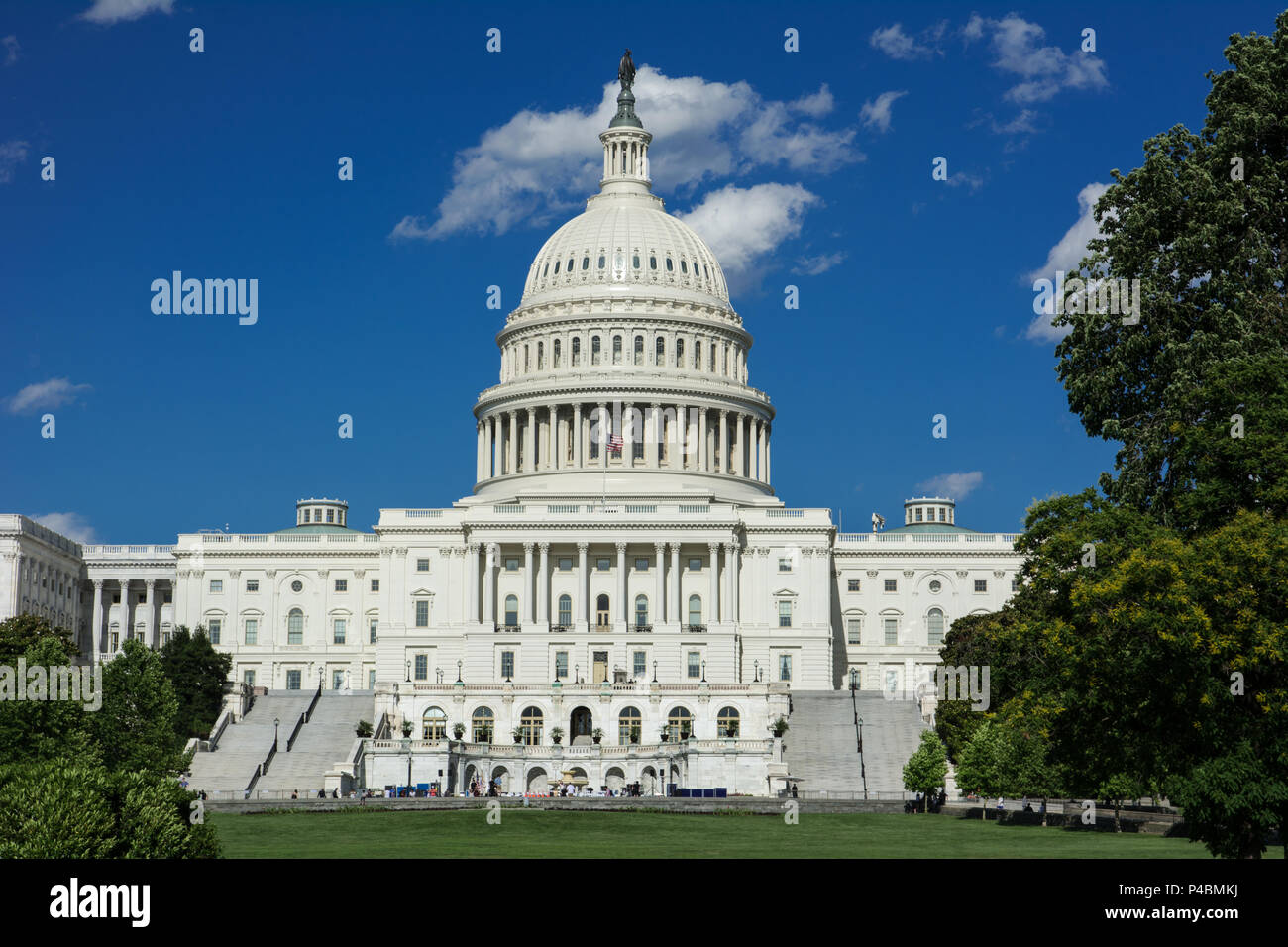 United States Capitol Gebäude an einem schönen Sommertag, Washington, DC, USA Stockfoto