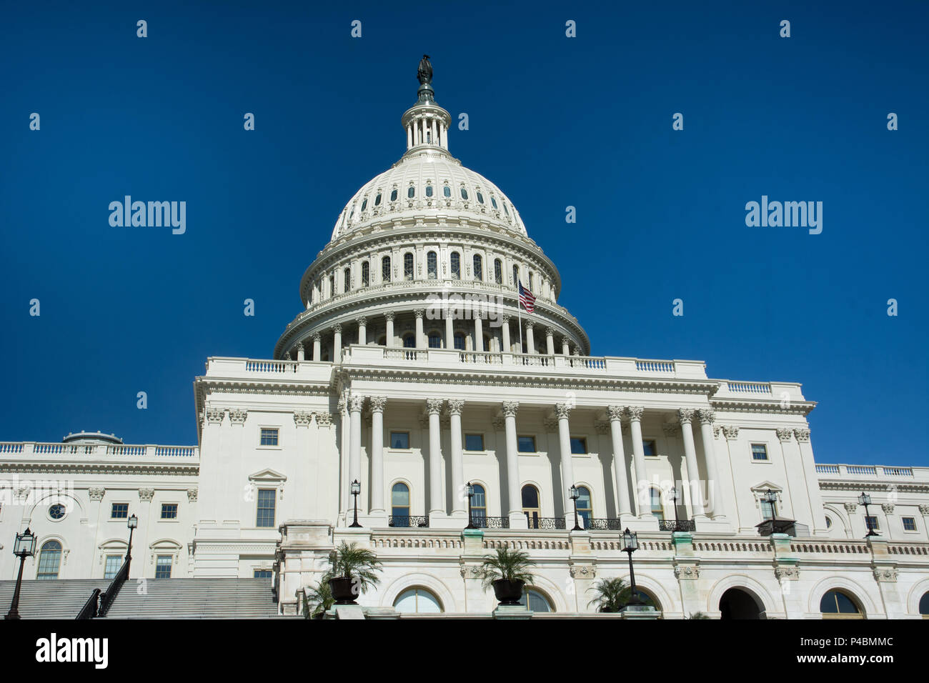 United States Capitol Gebäude an einem schönen Sommertag, Washington, DC, USA Stockfoto