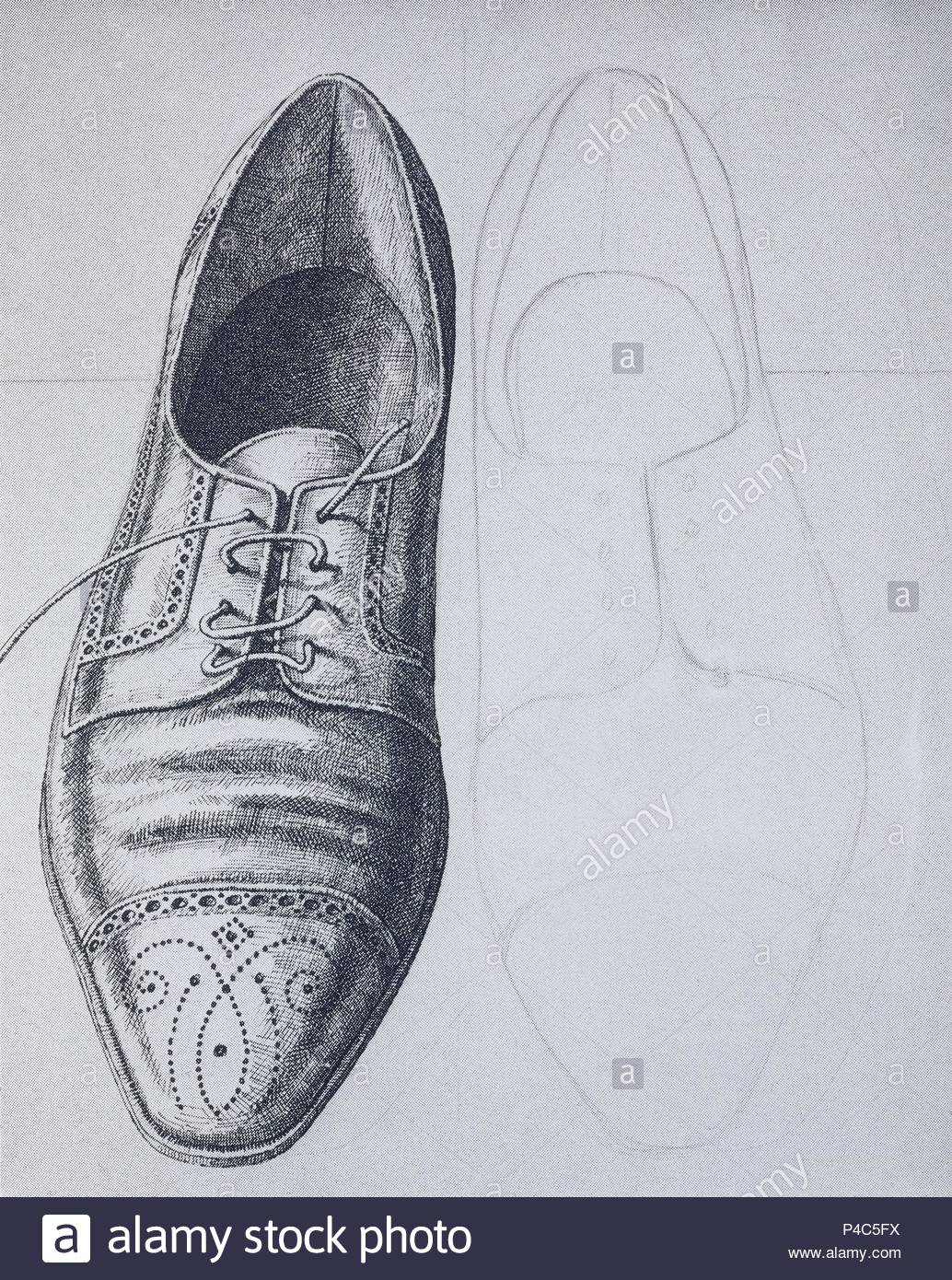 EL ZAPATO. Thema: Domenico Gnoli (1933 1970 Stockfoto, Bild EL ZAPATO. Thema: Domenico Gnoli (1933 1970 Stockfoto, Bild