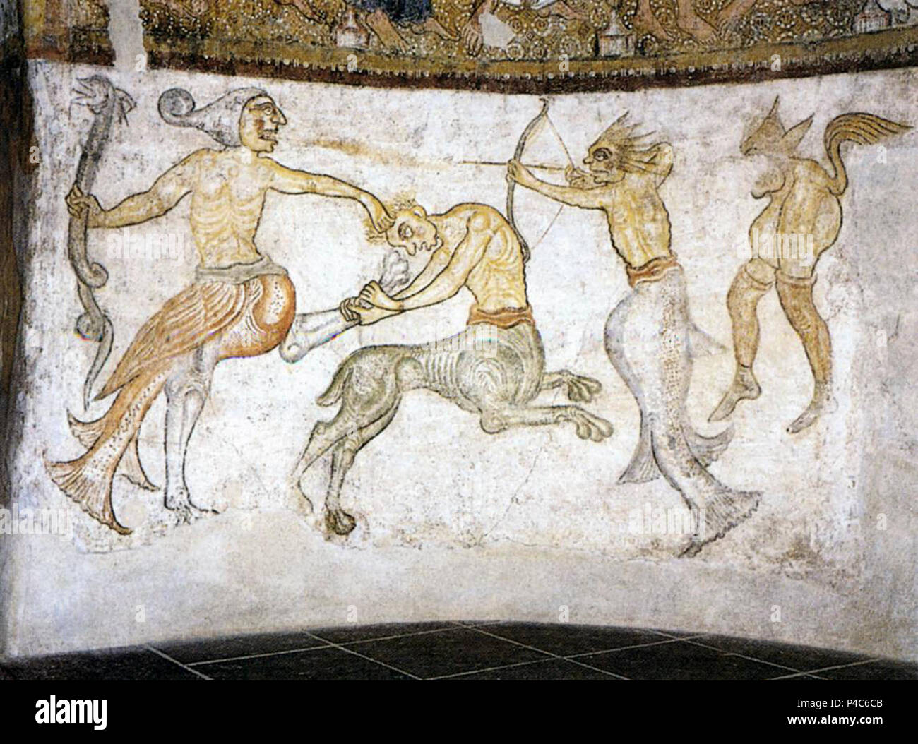 13. Jahrhundert unbekannte Maler - Fabelwesen - WGA 19688. Stockfoto