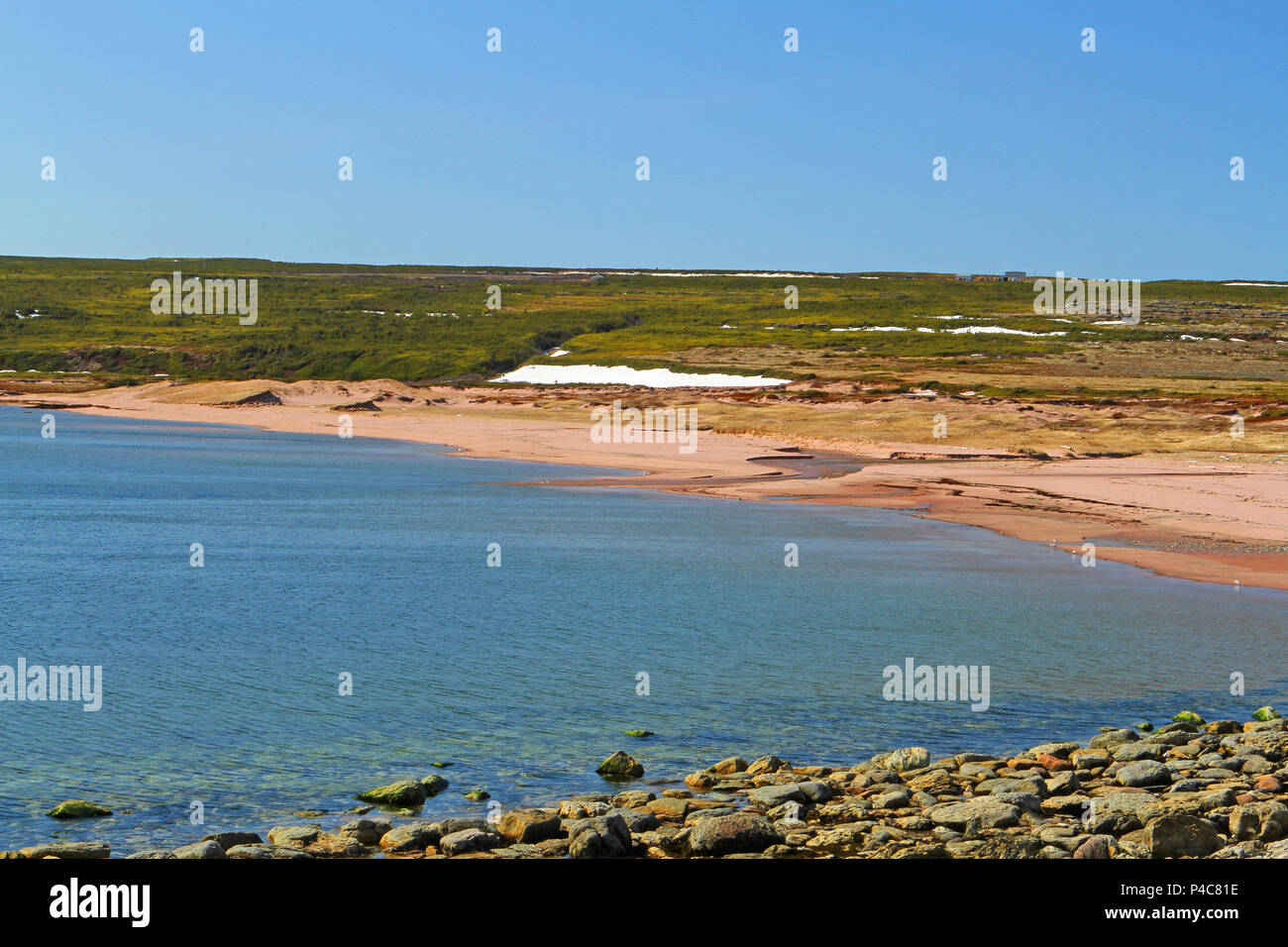 Entlang der Küste fahren 510 N Labrador, Neufundland, Labrador, Kanada Stockfoto