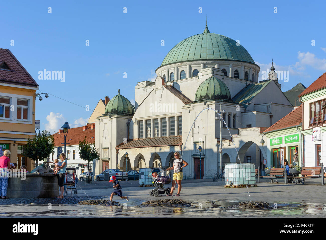 Trencín (Trentschin), Synagoge, Slowakei Stockfoto